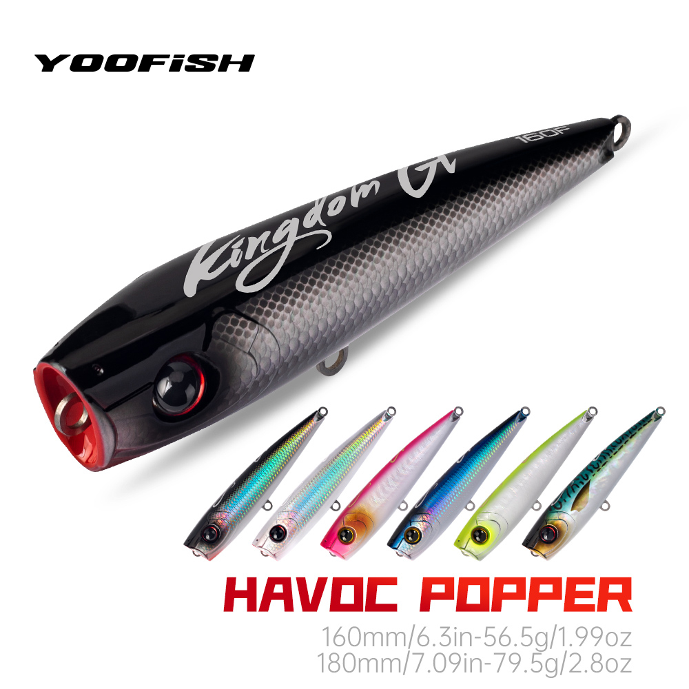 Fishing Equipment Clearance - YOOFISH GT Fishing Lure Topwater Popper