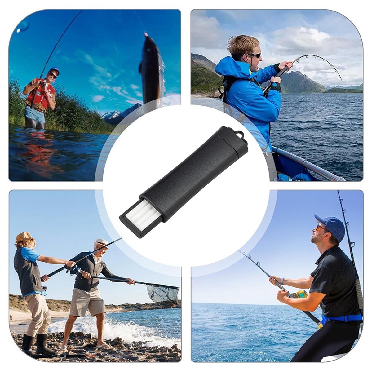 Tackle Box - Fishing Hook Sharpener - Compact Ceramic