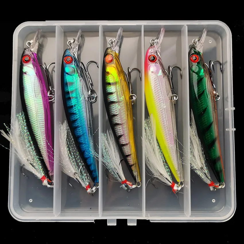 Laser 3D Eyes Bionic Minnow Fi - Fishing Equipment Bait avaliação e preço