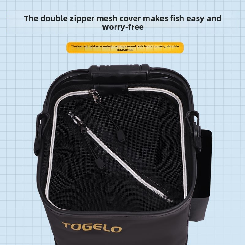 Fish bucket New folding fishin - Fishing Equipment avaliação e preço