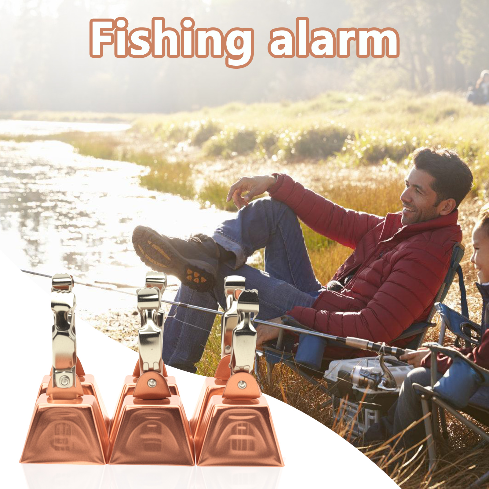 Fishing Bell Alarm Stainless S - Fishing Rod Glove avaliação e preço