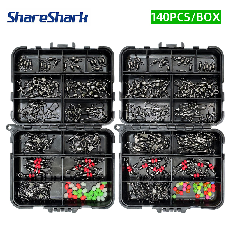 ShareShark 140Pcs fishing acce - Fishing Equipment Clearance avaliação e preço