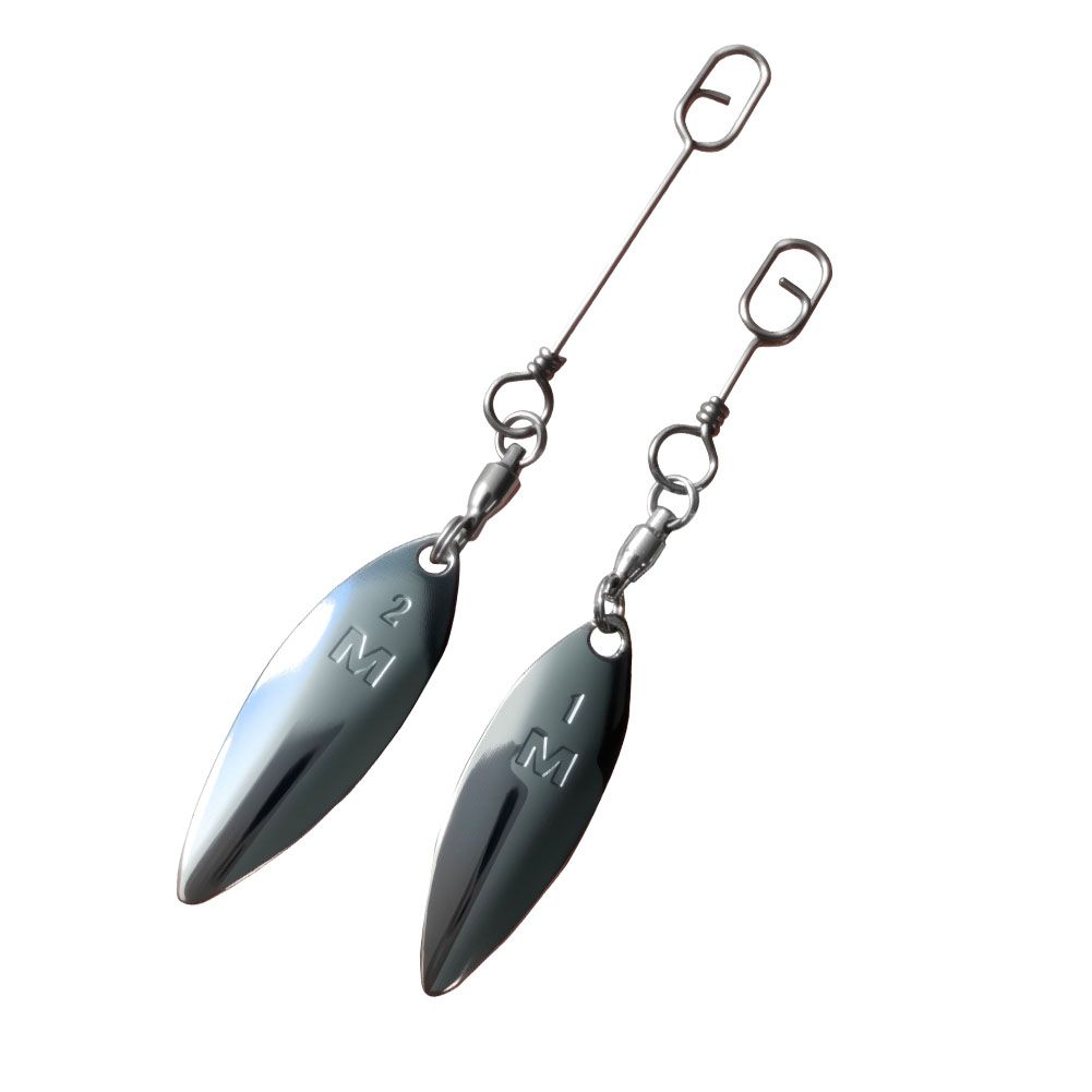 10pcs Willowleaf Blades Spinne - Fishing Equipment Clearance avaliação e preço