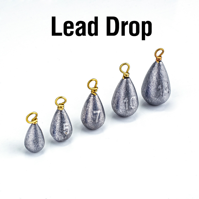 22Pcs/Box Fishing Sinkers Drop - Tackle Box avaliação e preço