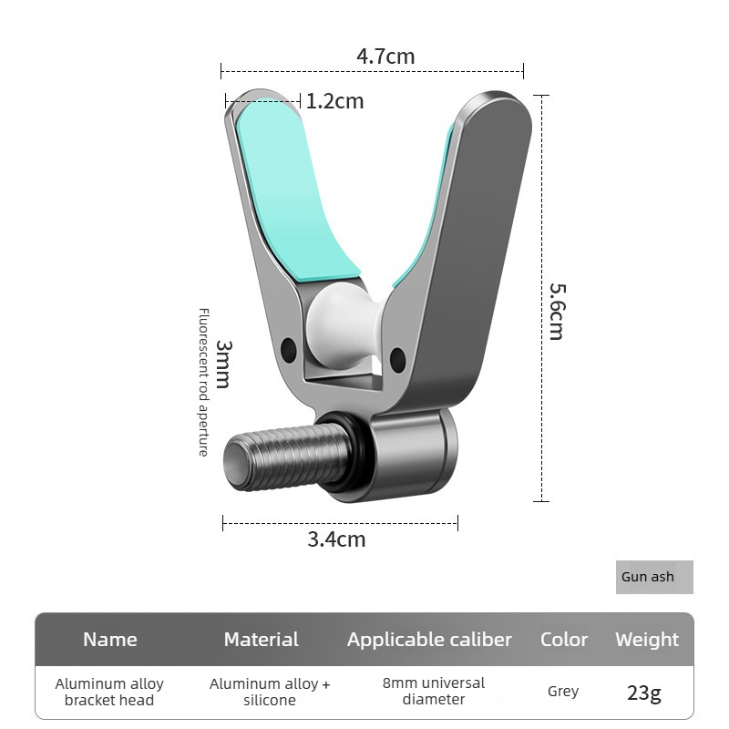 1pc Aluminum Alloy Carp Fishin - Fishing Rod Glove avaliação e preço
