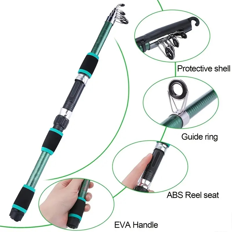 Fishing rod full set, fishing  - Fishing Equipment Bait avaliação e preço