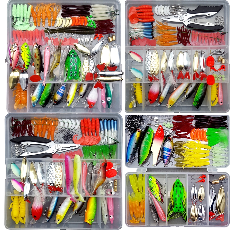 Fishing Lure Kit Soft and Hard - Fishing Equipment Clearance avaliação e preço