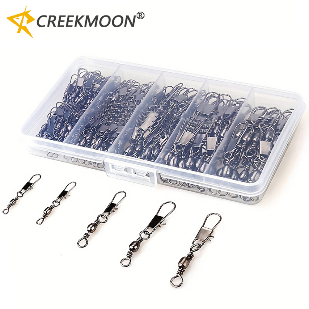 100Pcs/Lot 4#6#8#10#12# Swivel - Fishing Equipment Cheap avaliação e preço
