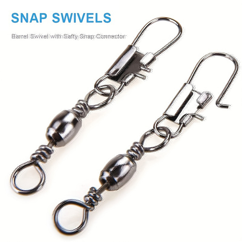 100Pcs/Lot 4#6#8#10#12# Swivel - Fishing Equipment Cheap avaliação e preço