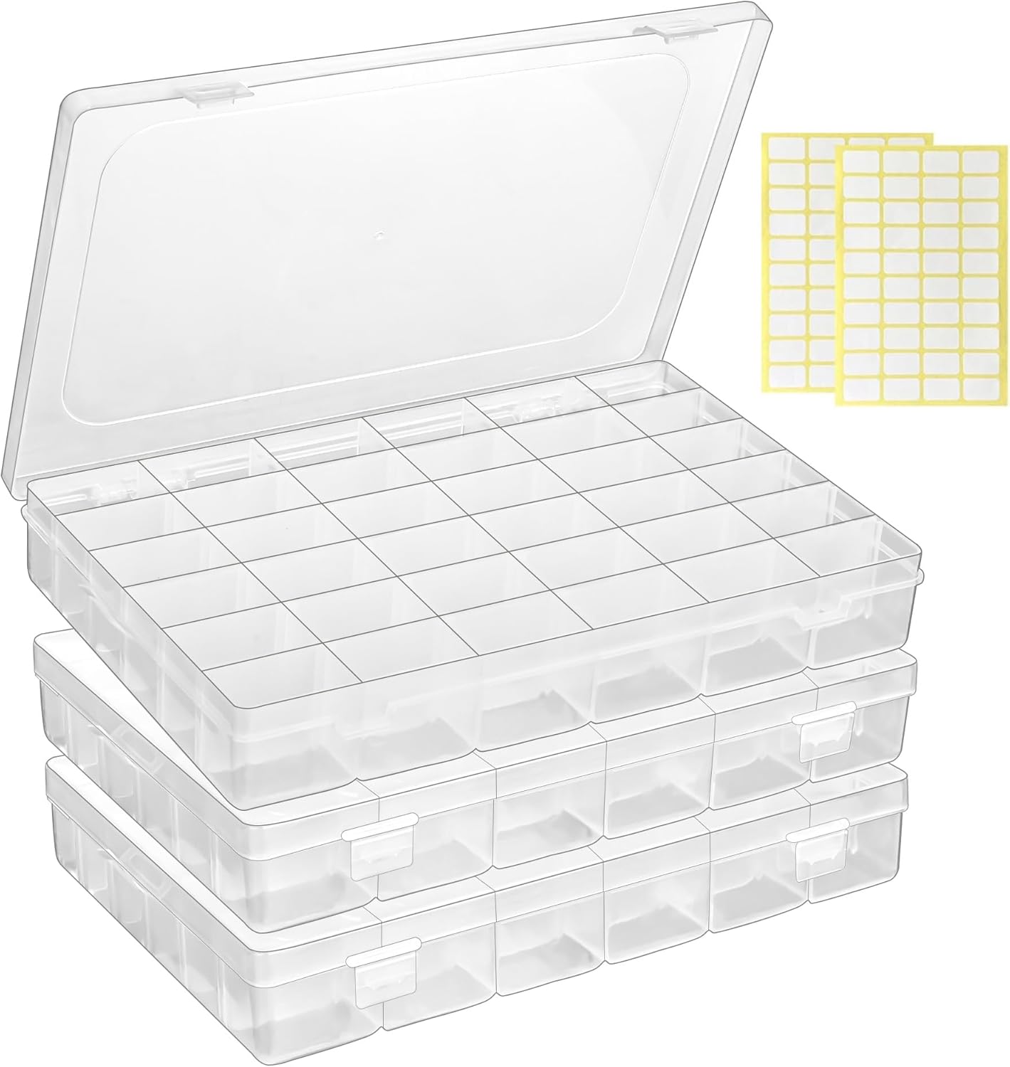 36 Grids Clear Plastic Organiz - Tackle Box avaliação e preço