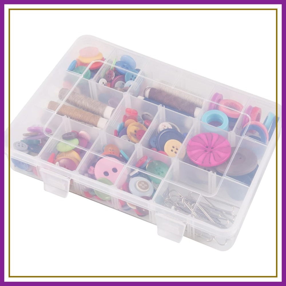 18 Grids Plastic Organizer Box - Tackle Box avaliação e preço