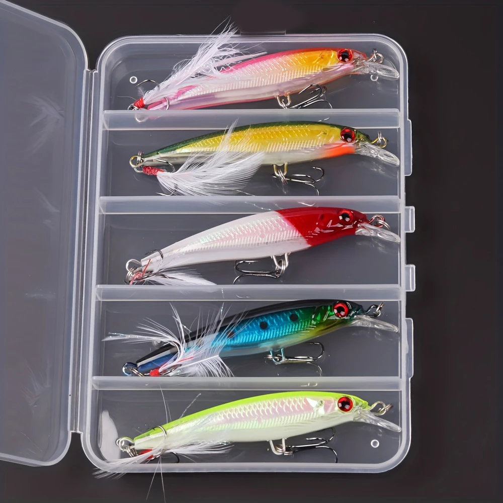 5pcs/box Laser 3D Eyes Bionic  - Fishing Equipment Bait avaliação e preço