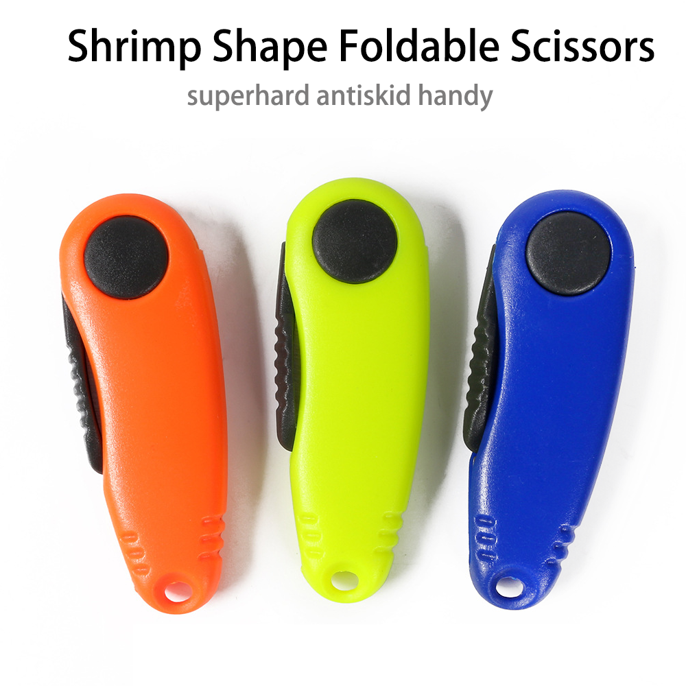 Shrimp-shape Foldable Scissors - Fishing Equipment Cheap avaliação e preço