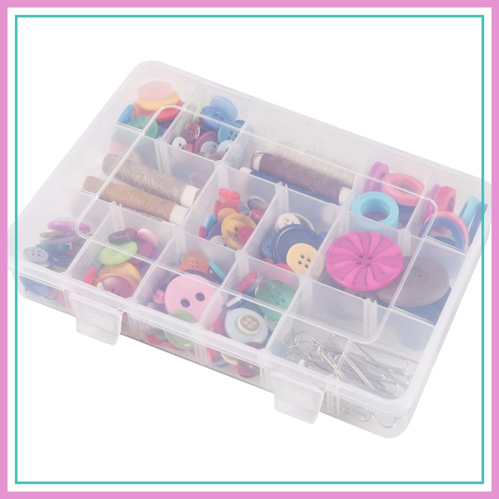 18 Grids Plastic Organizer Box - Tackle Box avaliação e preço