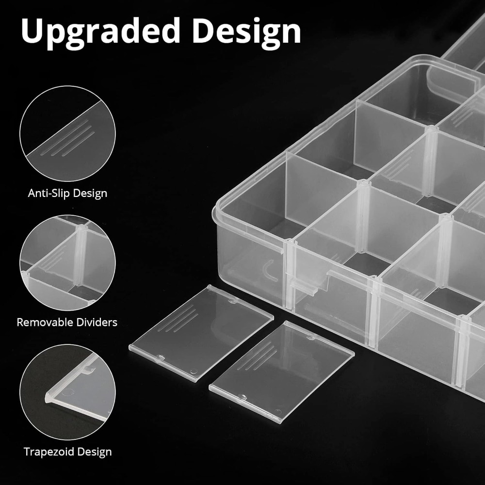 18 Grids Plastic Organizer Box - Tackle Box avaliação e preço