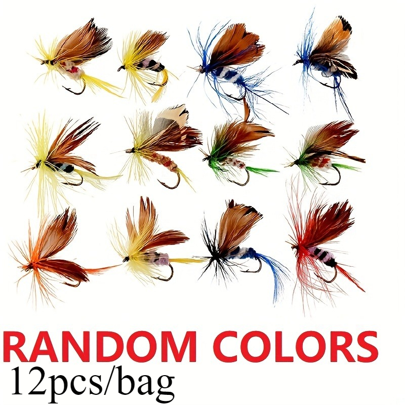 12pc Premium Fly Fishing Flies - Fishing Equipment Clearance avaliação e preço