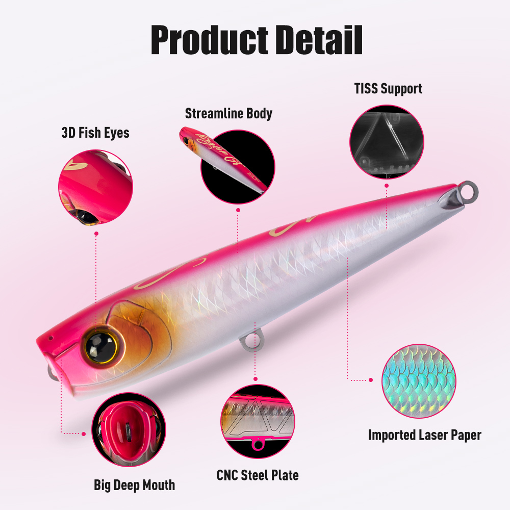 YOOFISH GT Fishing Lure Topwat - Fishing Equipment Clearance avaliação e preço