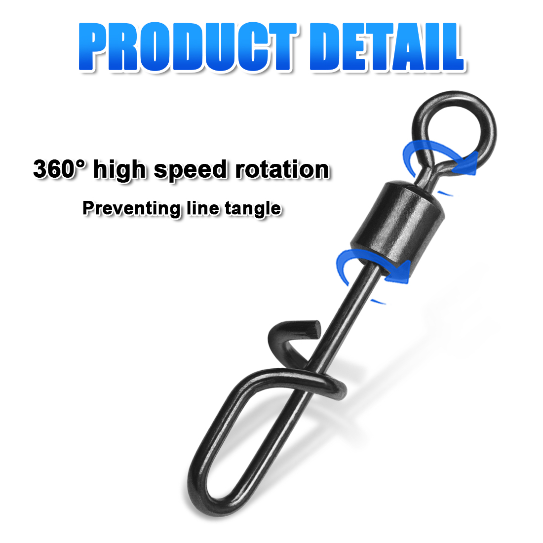 FishTrip Fishing Swivel Snap T - Fishing Equipment Cheap avaliação e preço