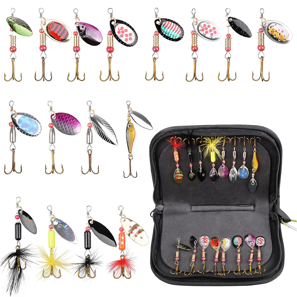 5/10/16Pcs Spinner Fishing Lur - Fishing Equipment Clearance avaliação e preço
