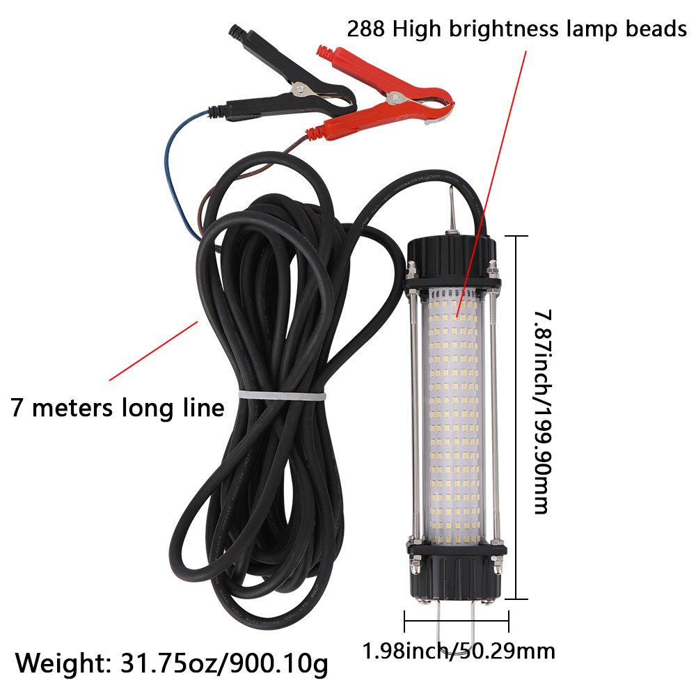 12V 120W green white night spe - Fishing Equipment Bait avaliação e preço